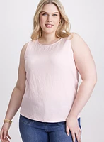 Sleeveless Textured Top
