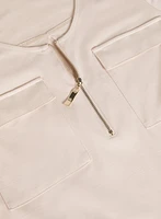 Zip Front T-Shirt