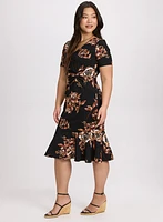 Floral V-Neck Dress