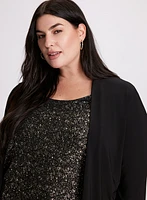Glitter Knit Illusion Top