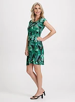Palm Print Dress
