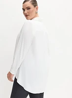 Melanie Lyne - Asymmetric Johnny Collar Blouse