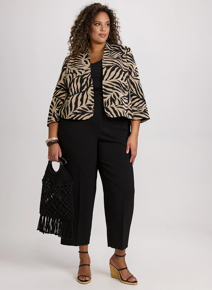 Leaf Print Jacket