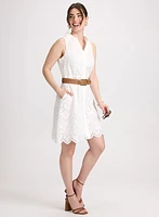 Eyelet Shirt-Dress