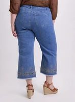 Embroidered Detail Jeans