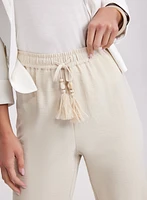 Olivia Crinkled Wide-Leg Pants