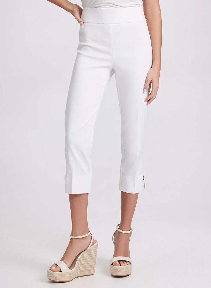 Pull-On Bengaline Capris