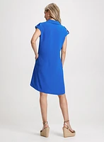 Short Shirt Collar Dress
