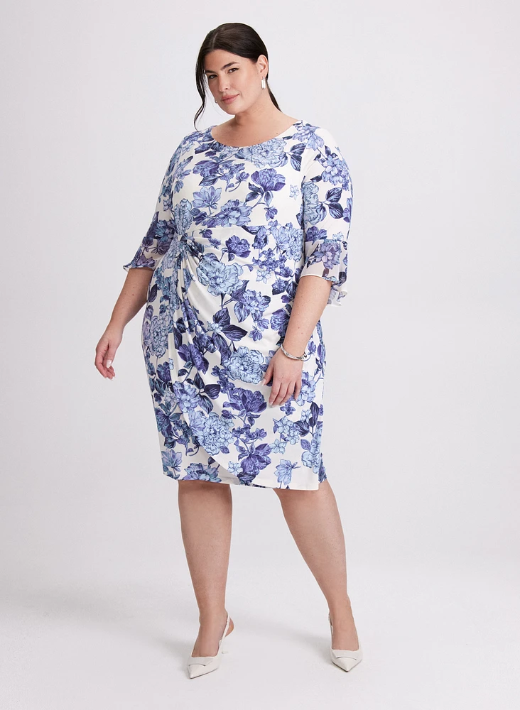 Floral Wrap Dress