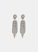 Cubic Zirconia Chandelier Earrings