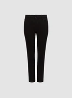 Rhinestone Detail Straight Leg Jeans
