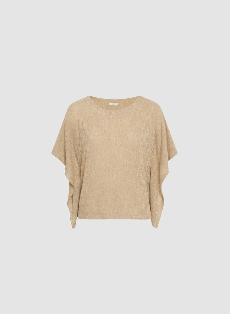 Flared Sleeve Knit Top