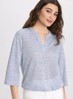 Mixed Knit Top