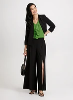 Ruffled Chiffon Blouse