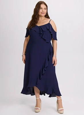 Robe à épaules dénudées