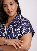 Robe de jour à motif floral
