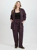 Zip-Up Long Sleeve Top