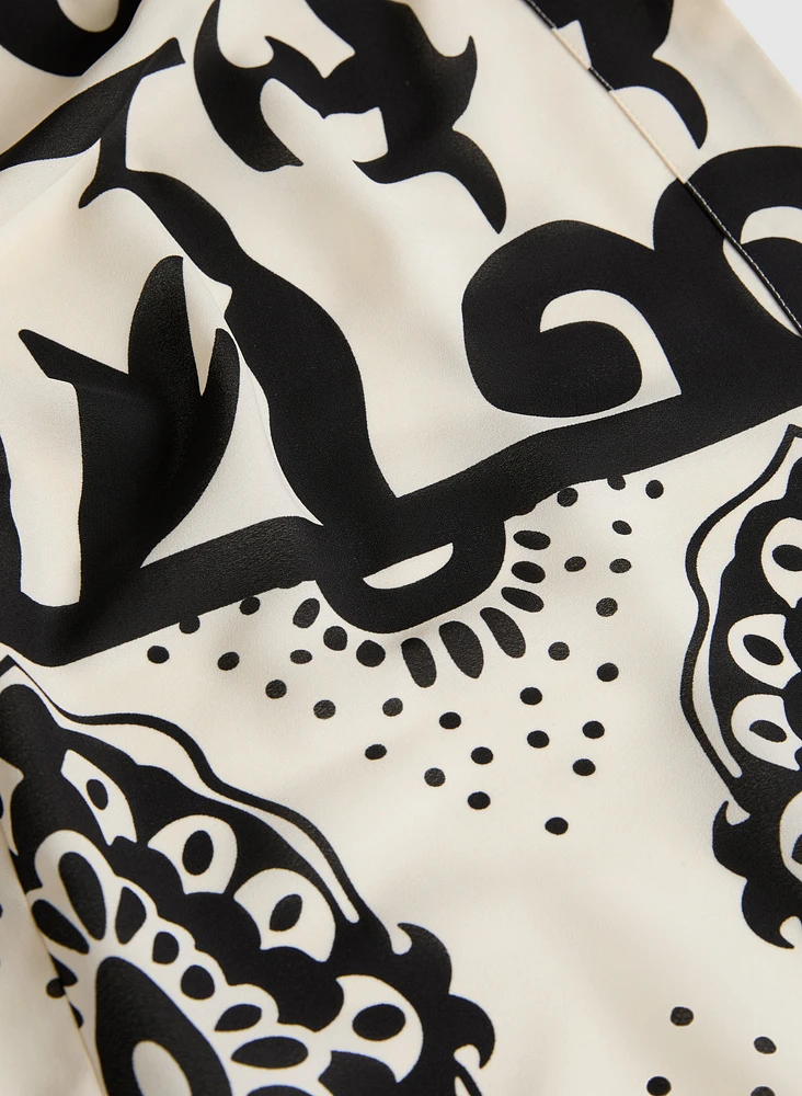 Printed Open Tunic