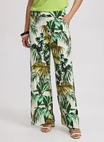 Olivia Leaf Print Pants
