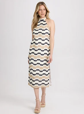 Striped Crochet Dress