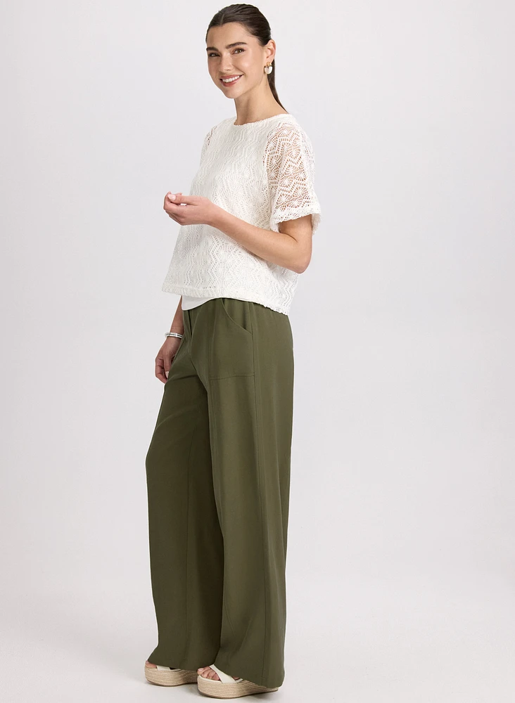 Pantalon Olivia à jambe large
