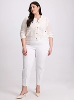 Joseph Ribkoff - Sequin Knit Cardigan