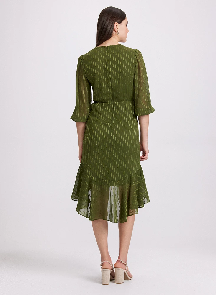 Satin Dot Dress
