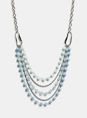 Layered Mix Bead Necklace