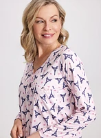 Long Sleeve Paris Nightgown
