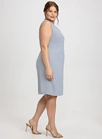 Ensemble à robe fourreau et veste en dentelle