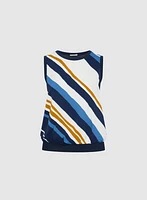 Striped Sleeveless Top