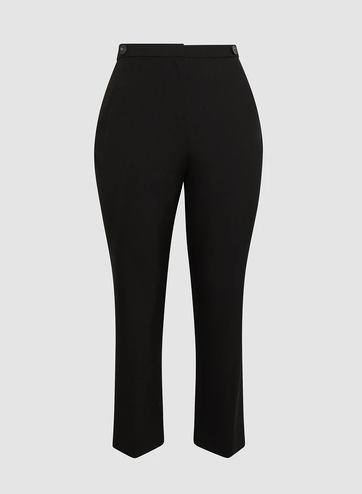 Signature Fit Button Detail Pants