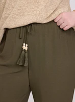 Olivia Crinkled Wide-Leg Pants