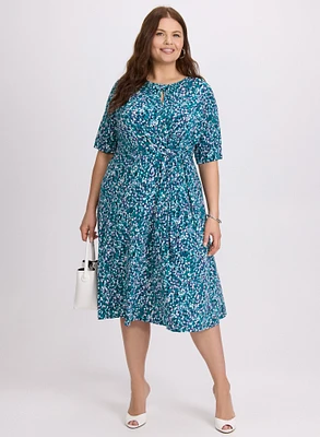 Dot Print Dress