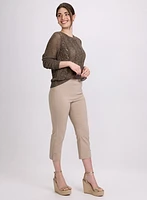 Pull-On Bengaline Capris