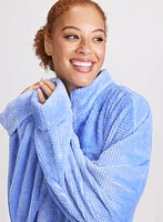 Robe de chambre matelassée à fermeture éclair