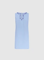 Rosette Embellished Dress