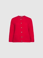 Cardigan en tricot texturé