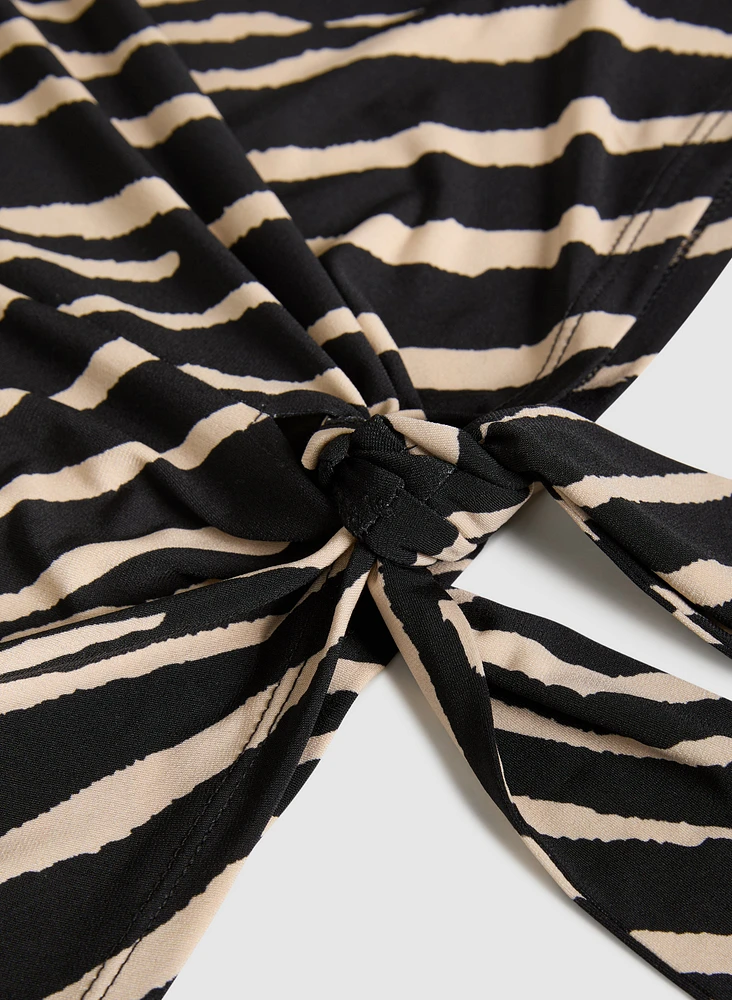Zebra Print Top