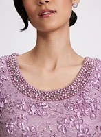 Soutache Embroidered Dress & Jacket Set
