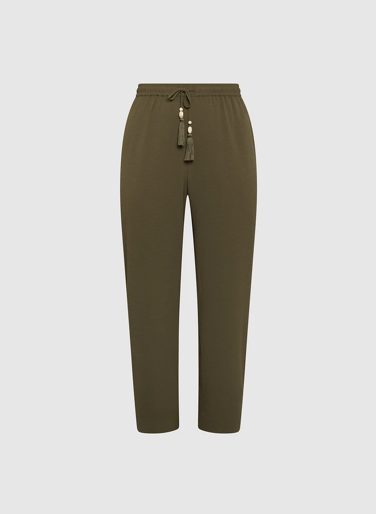 Olivia Crinkled Wide-Leg Pants