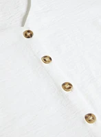 Blouse sans manches boutonnée