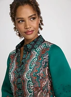 Paisley Long Sleeve Dress