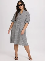 Geometric Print Dress