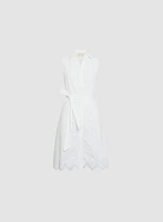 Eyelet Shirt-Dress