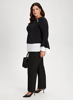 Signature Fit Button Detail Pants