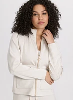 Short Zip-Up Top