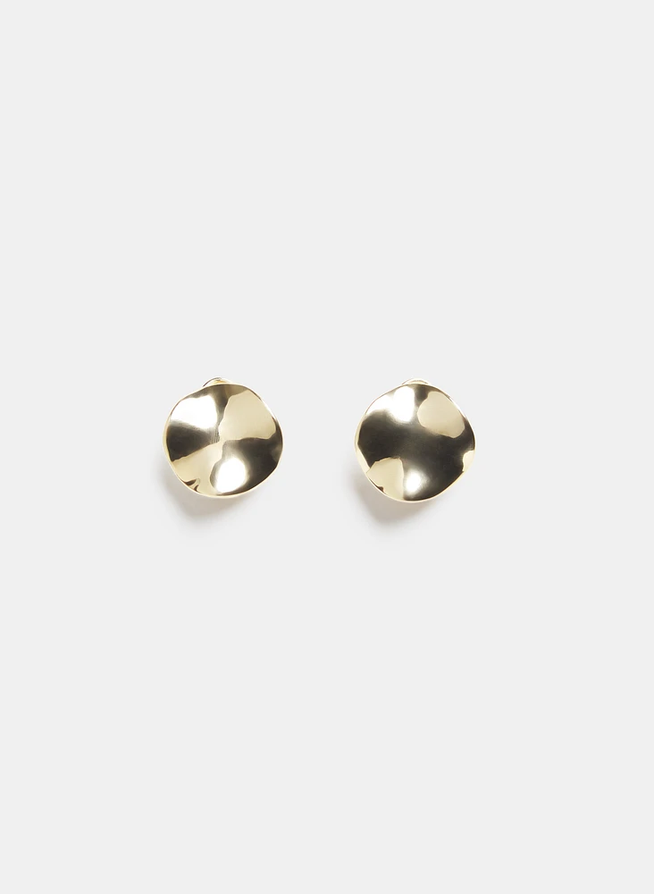Irregular Button Earrings