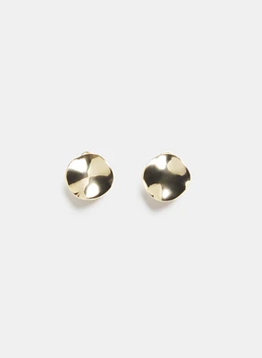 Irregular Button Earrings