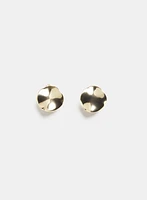 Irregular Button Earrings